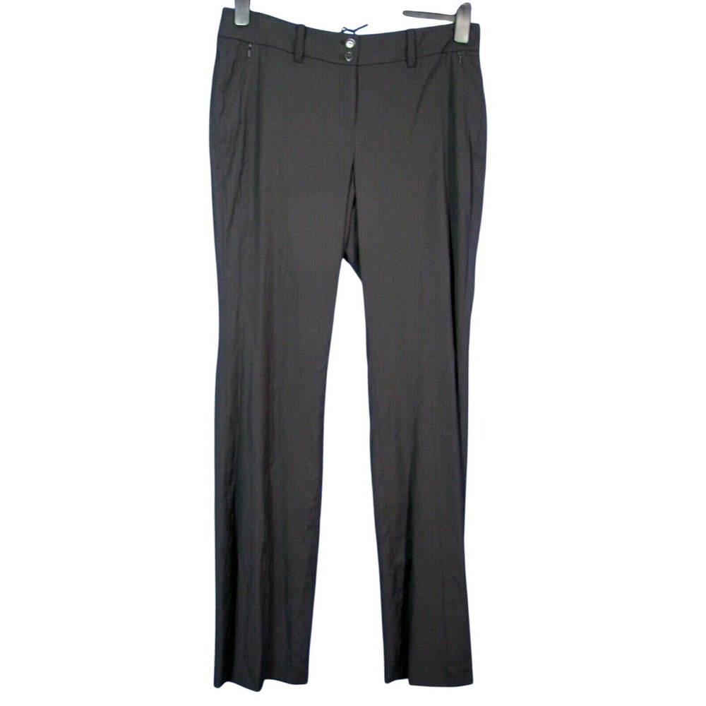 NWT Worth Shakira Dress Pants MIDNIGHT BLUE BOOT CUT Drapey Viscose CHALLIS 12